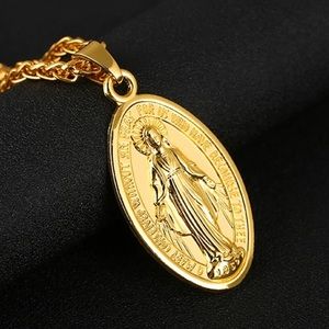 24 Karat Gold Plated Madonna Chain Necklace New